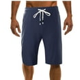 thumbnail image 1 of Admvng Shorts for Men Drawstring Elastic Waist Gym Workout Shorts with Pockets, 1 of 8