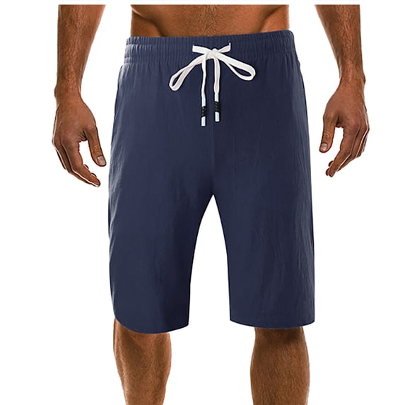 Admvng Shorts for Men Drawstring Elastic Waist Gym Workout Shorts with Pockets