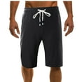 thumbnail image 1 of Admvng Shorts for Men Drawstring Elastic Waist Gym Workout Shorts with Pockets, 1 of 7