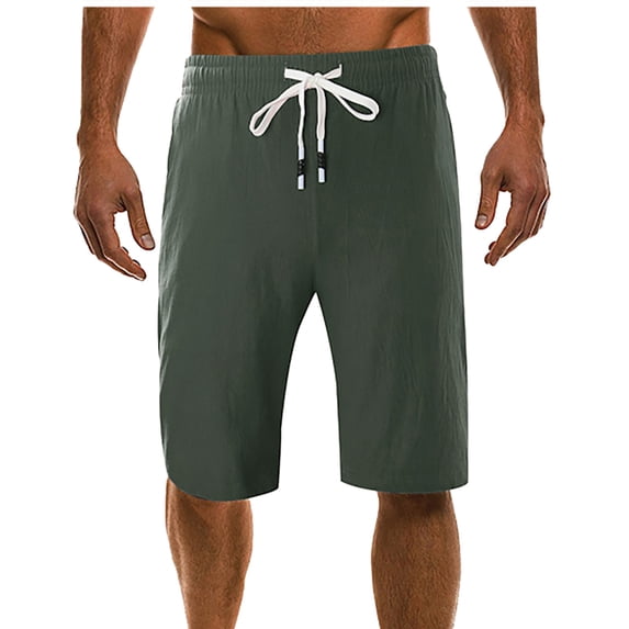 Admvng Shorts for Men Drawstring Elastic Waist Gym Workout Shorts with Pockets