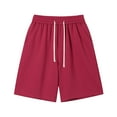 thumbnail image 1 of Admvng Shorts for Men Shorts Drawstring Elastic Waist Workout Athletic Exercise Shorts, 1 of 8
