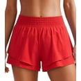 thumbnail image 1 of Admvng Shorts for Women Flowy High Waist Elastic Gym Workout Shorts, 1 of 5