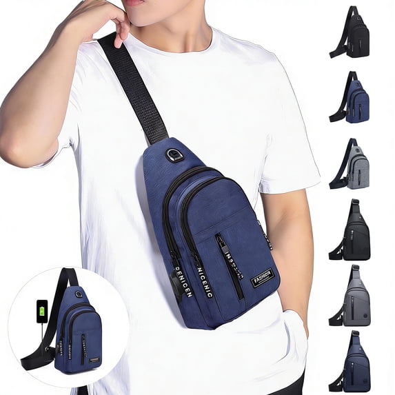 Admvng Sling Bag for Men Women Shoulder Backpack Chest Bags Crossbody Daypack