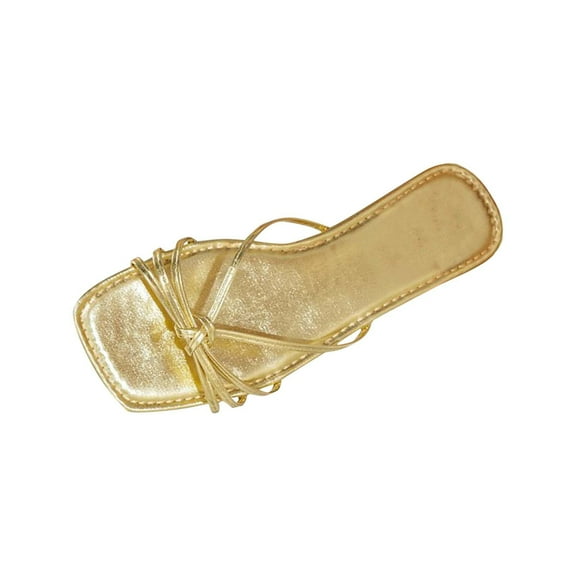 Admvng Slippers for Women Fashion Casual Thin Straps Spring and Summer New Breathable Flat Sandals 36-43