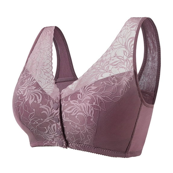 Admvng Sports Bras for Women Color Comfortable Hollow Out Perspective Underwear No Rims, Size 36-46