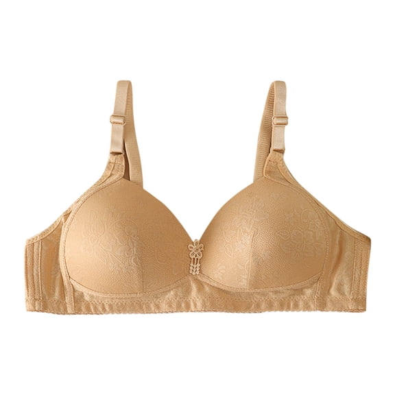 Admvng Sports Bras for Women Daily Adjustable Underwear Gathered Thin without Steel Ring, Size 38-46