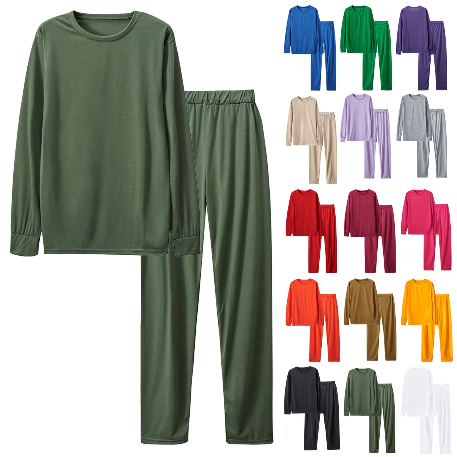 Admvng Sporty Two-piece For Women Women 2 Piece Outfits Sweatsuit Oversized Sweatshirt Jogger Sweatpants Tracksuit Lounge Set Clothes S-2XL
