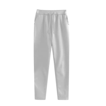 Admvng Sweatpants Women Casual Trousers and Solid Color Plus Running Fitness Sports Pants with Three Pockets, Size S-3XL