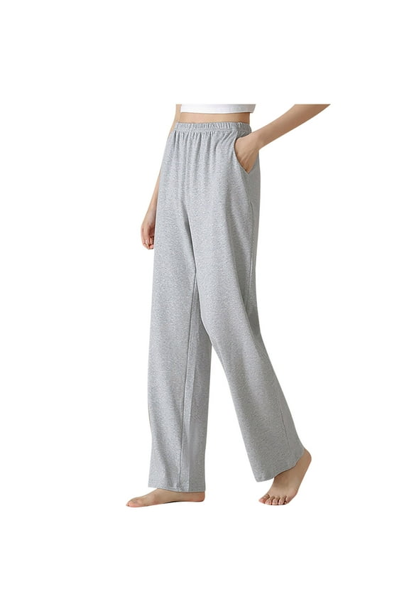 Sweatpants Women Gradient Checkered Printed Drawstring Side Pockets Sports and Casual Pants, Size M-3XL