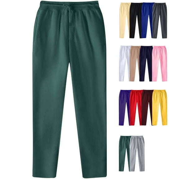 Admvng Sweatpants for Men Active Athletic Workout Jogger Pants with Pocket and Drawstring S-3XL