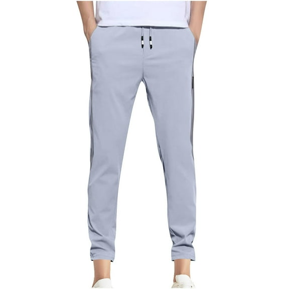 Admvng Sweatpants for Men Drawstring Elastic Waist Loose Sports Pants Casual Pants, Size S-2XL
