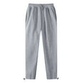 thumbnail image 1 of Admvng Sweatpants for Men Sports Leisure Pocket Solid Color Elastic Waist Drawstring Straight Leg Pants S-3XL, 1 of 6