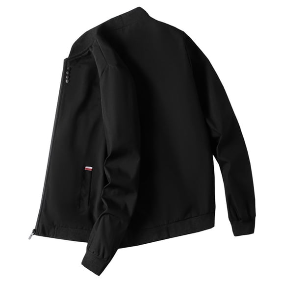 Admvng Sweatshirts for Men Motorcycle Leather Jacket Top with Zipper Plus Size Pockets Leather Jacket, Size M-4XL