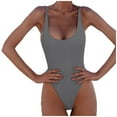 thumbnail image 1 of Admvng Swim Suits for Women 2025 Tummy Control Slimming Elastic Suspender Open Back Bikini One-piece Swimsuit S-XL, 1 of 3