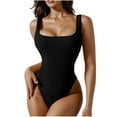 thumbnail image 1 of Admvng Swimsuit For Women Square Neck Tummy Control Bathing Suits Ruched Modest Full Coverage Swimwear S-XL, 1 of 6