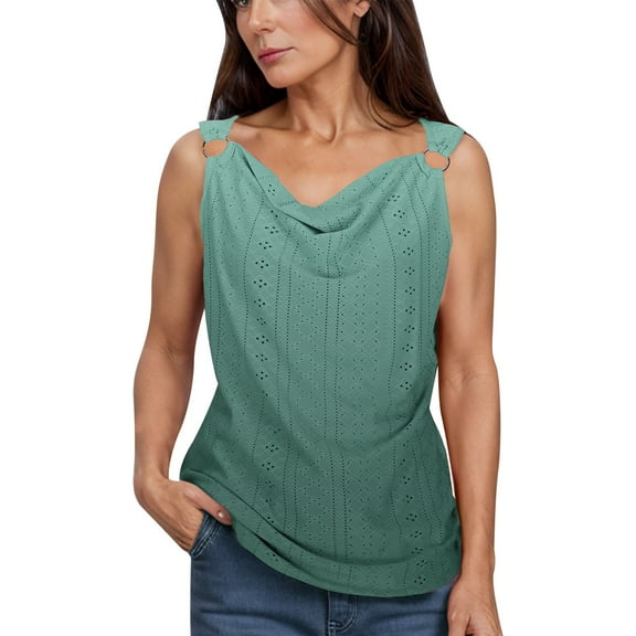 Admvng Tank Tops for Women Loose Fit V-Neck Casual Flowy Tank Tops Trendy Sleeveless Summer Tops Clothes Outfits 2025 S-2XL