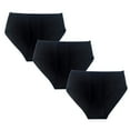 thumbnail image 1 of Admvng Underwear Women Pack 3PC Everyday Solid Color Ventilate Elastic Underwear Panties, Size M-2XL, 1 of 3