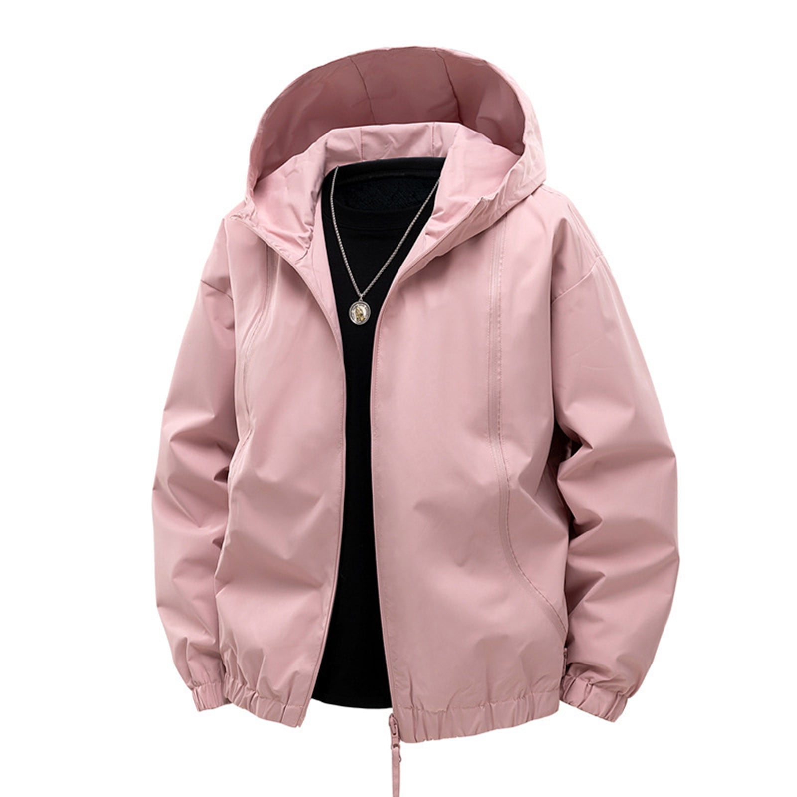 Men's Plus Size Hooded Windproof Outdoor Jacket