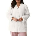 thumbnail image 1 of Admvng Winter Coats for Women Pajamas Double-Faced Fleece Thickened Home Wear Cardigan Winter Clothing for Women S-3XL, 1 of 9