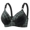 thumbnail image 1 of Admvng Women Bras Non-steel Lace Stitching Comfortable and Breathable Gathered Adjustable Underwear, Size 36-42, 1 of 2