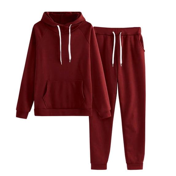Admvng Women's 2 Piece Outfit Set Long Sleeve Top and Long Pants Casual Tracksuit Matching Suit