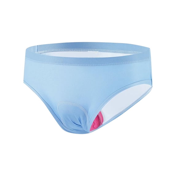 Admvng Women's Bicycle Riding Panties Smooth Stretch Breathable Solid Color Brief