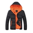 thumbnail image 1 of Admvng Women's Hooded Puffer Jacket Lightweight Zip Up Winter Coat with Zipper Pockets, 1 of 4