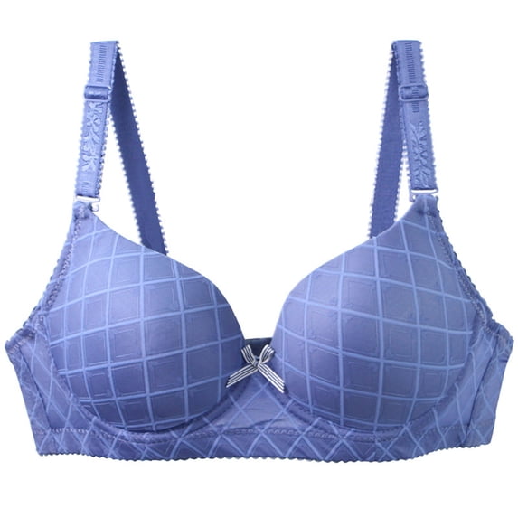 Admvng Women's Plus Size Bra Underwire Push Up Lift Side Support Plunge T-Shirt Bra