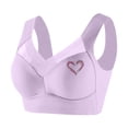 thumbnail image 1 of Admvng Women's Plus Size Bralette Wireless Mesh Seamless Comfy Bra, 1 of 8