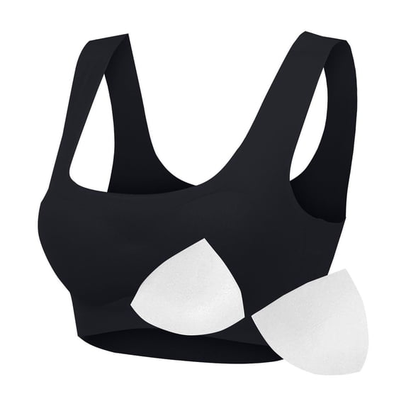 Admvng Women's Seamless Wireless Bra Comfortable Everyday Tank Top Bra for Daily Wear & Sleep