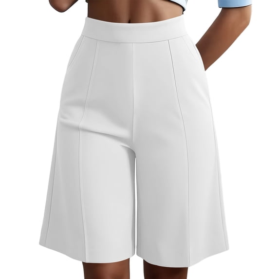 Admvng Women's Shorts Wide Leg Summer Casual Comfy Vacation Shorts