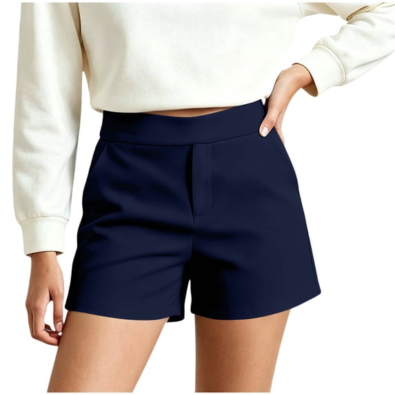 Admvng Women's Summer Casual Shorts High Waist Soft Lounge Shorts