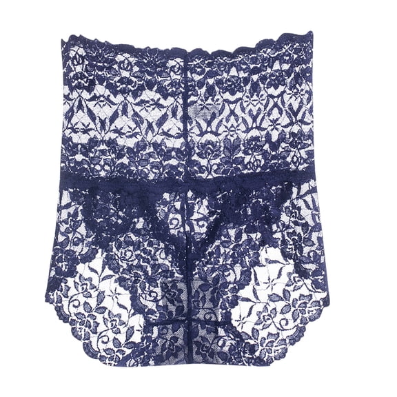 Admvng Women's Underwear Transparent Low Waist Pants Panties Thong Lace, Size L-2XL