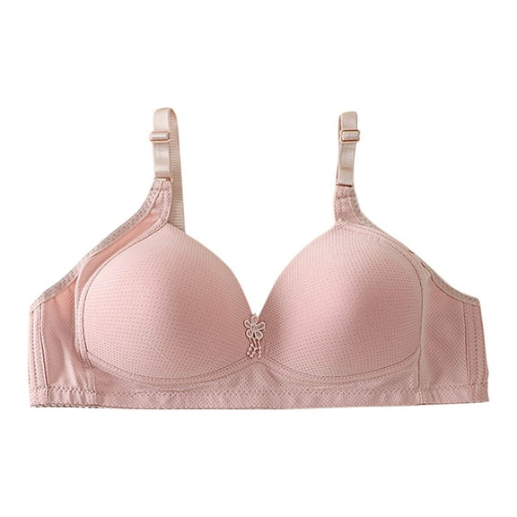 Admvng Womens Bra Daily Adjustable Underwear Gathered Thin without Steel Ring, Size 38-44
