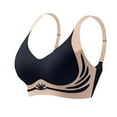 thumbnail image 1 of Admvng Womens Bra Non-steel Lace Stitching Comfortable and Breathable Gathered Adjustable Underwear, Size M-3XL, 1 of 4
