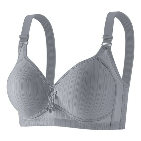 Admvng Womens Bras Color Thin and Steel Hoop Gathered Breathable Underwear for Daily Bras, Size 36-44