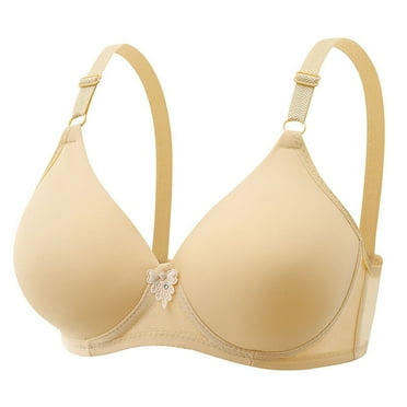 Admvng Womens Bras Comfortable Lace Breathable Bra Underwear No Rims S-XL