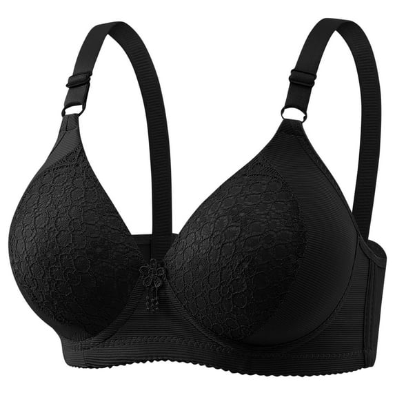 Admvng Womens Bras Daily Adjustable Underwear Gathered Thin without Steel Ring, Size 38-46