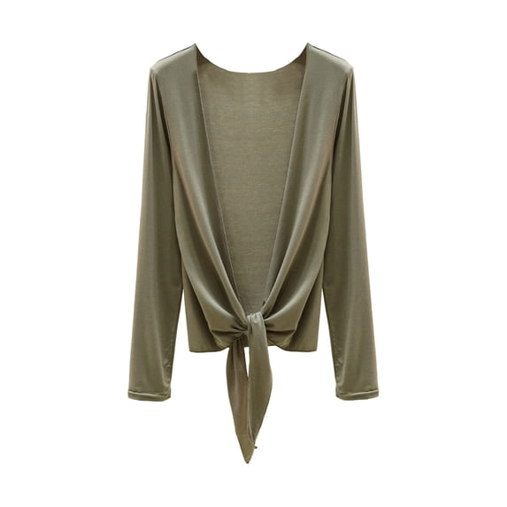 Admvng Womens Cardigan Long Sleeve Soft Knit Lightweight Layering Spring Summer Cover Up