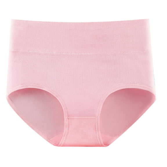Admvng Womens Cotton Underwear Briefs Comfortable Cotton High Waist Underwear Panties, Size L-4XL