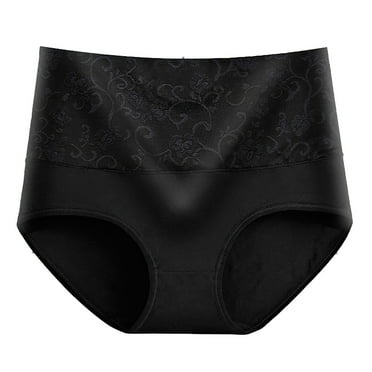 Admvng Womens Cotton Underwear Briefs Comfortable Cotton High Waist Underwear Panties, Size L-5XL