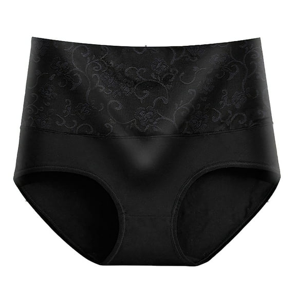 Admvng Womens Cotton Underwear Briefs Comfortable Cotton High Waist Underwear Panties, Size L-5XL