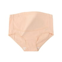 Admvng Womens Cotton Underwear Large Size Solid Maternity Underwear, Size M-4XL