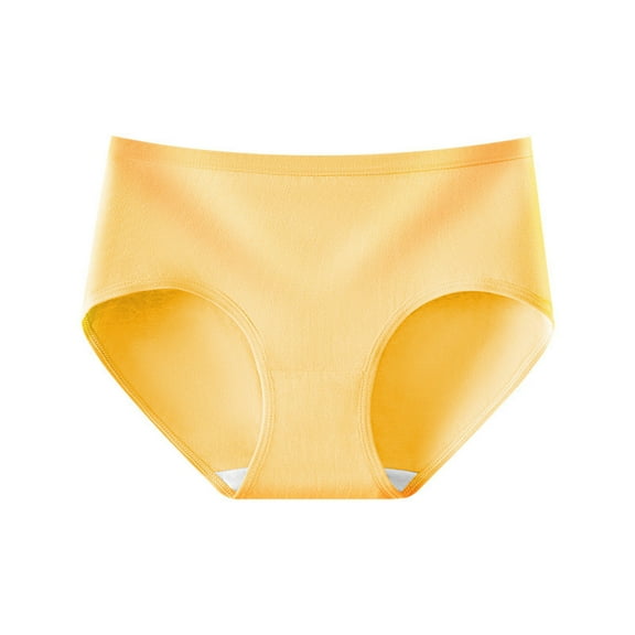 Admvng Womens Cotton Underwear Solid Underwear, Size M-2XL