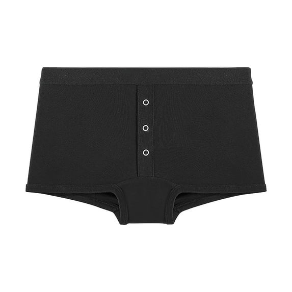 Admvng Womens Cotton Underwear Womens Solid Color Underwear Breathable Sports Four Cornered Underwear Briefs, Size S-2XL