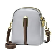 Admvng Womens Crossbody Bag Lightweight Mini Crossbody Shoulder Phone Bag, Body Bag Embroidered Thread Single Shoulder Straddle Bag Mobile Phone Bag on Clearance