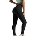 thumbnail image 1 of Admvng Womens Leggings Long Solid Color Hip Lift Fitness High Waist Elastic Exercise Yoga Pants, Size S-2XL, 1 of 3