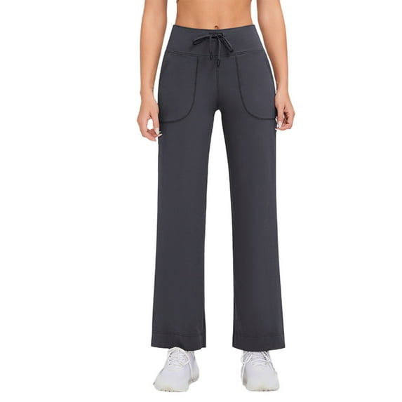 Admvng Womens Leggings Long Solid Color Hip Lift Fitness High Waist Elastic Exercise Yoga Pants, Size S-3XL