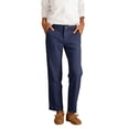 thumbnail image 1 of Admvng Womens Linen Pants Solid Button Closure Breathable Office Pants with Pockets, 1 of 5
