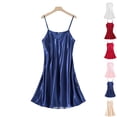 thumbnail image 1 of Admvng Womens Nightgown Satin Teddy Lingerie Nightdress Underwear Women's Dresses M-2XL, 1 of 2